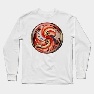 Day and Night Ribbon Disk T-Shirt Long Sleeve T-Shirt